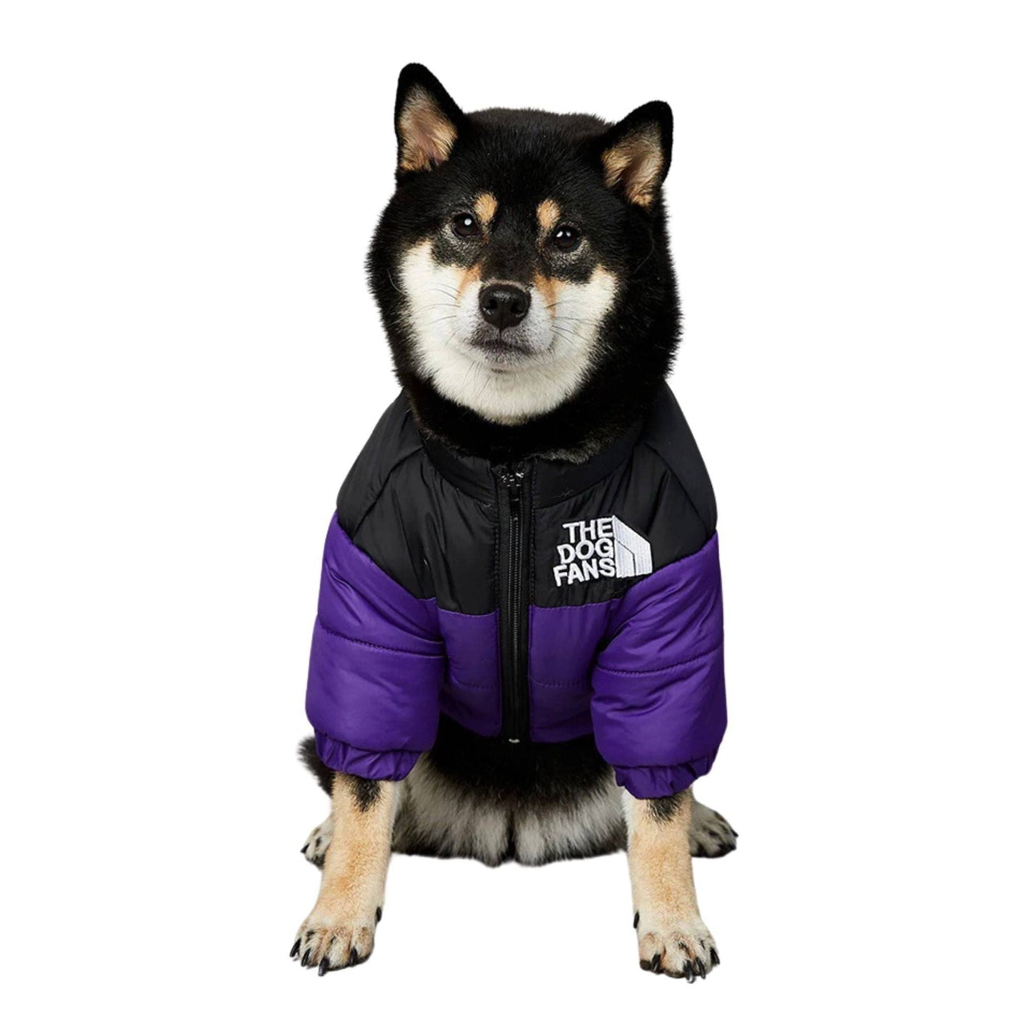 Purple Warm Stylish Dog Windproof Snow Cold Weather Coats Jackets for Puppies Small Medium Large Dogs TRENDYPET'S ZONE