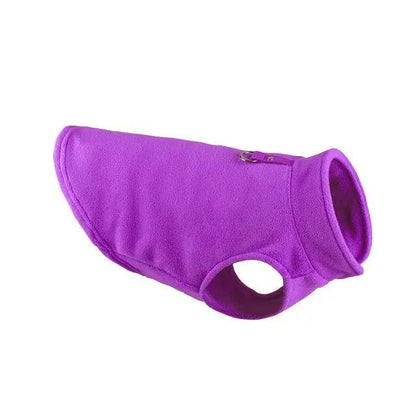 Purple Winter Fleece Pet Dog Clothes Puppy Costumes Jacket Vest TRENDYPET'S ZONE