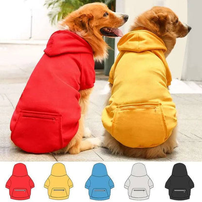 Red Dog Winter Coat Pet Jacket Plaid Vest Cold Weather Clothes Apparel TRENDYPET'S ZONE