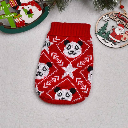 Red Panda Warm Knitted Pet Dogs Cats Sweater Winter Clothes TRENDYPET'S ZONE