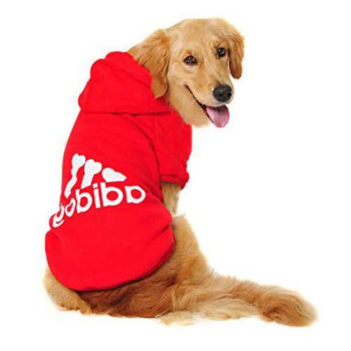 Red Soft Fleece Pet Dog Puppy Hoodies Warm Sweatshirt Pet Costume Jacket TRENDYPET'S ZONE