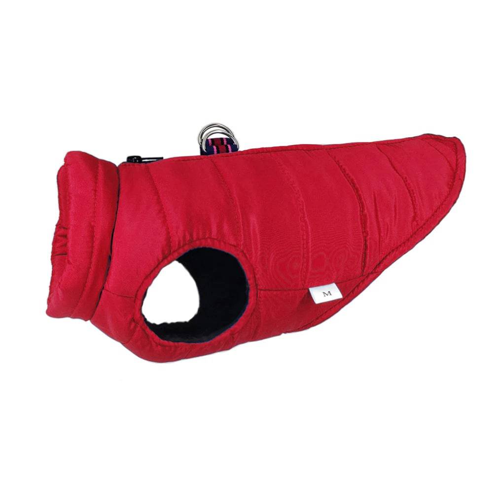 Red Windproof Pet Dog Coat Jacket Winter Warm Padded Vest TRENDYPET'S ZONE