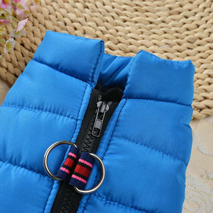 Red Windproof Pet Dog Coat Jacket Winter Warm Padded Vest TRENDYPET'S ZONE