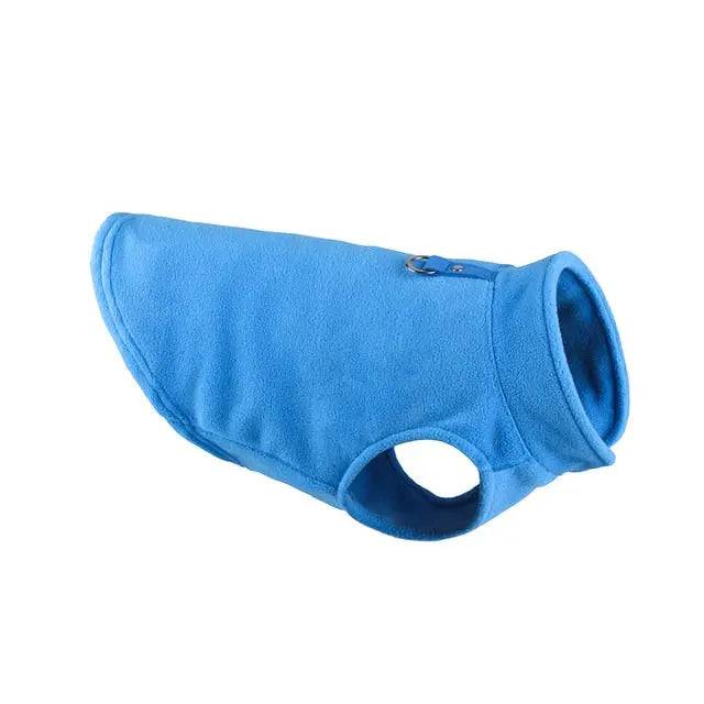 Royal Blue Winter Fleece Pet Dog Clothes Puppy Costumes Jacket Vest TRENDYPET'S ZONE