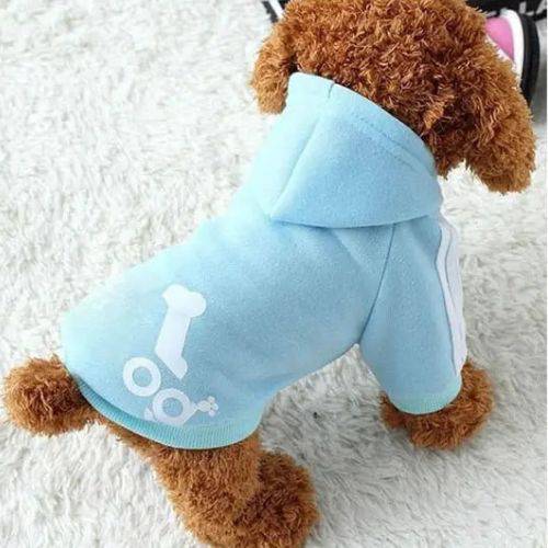 Silver Soft Fleece Pet Dog Puppy Hoodies Warm Sweatshirt Pet Costume Jacket TRENDYPET'S ZONE