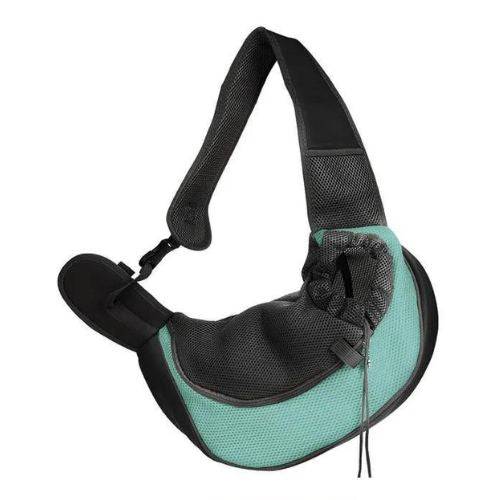 Sky Blue Carrier Outdoor Travel Dog Puppy Cat Kitten Shoulder Bag Mesh Oxford Single Comfort Sling Handbag Tote Pouch - Trendypet's Zone