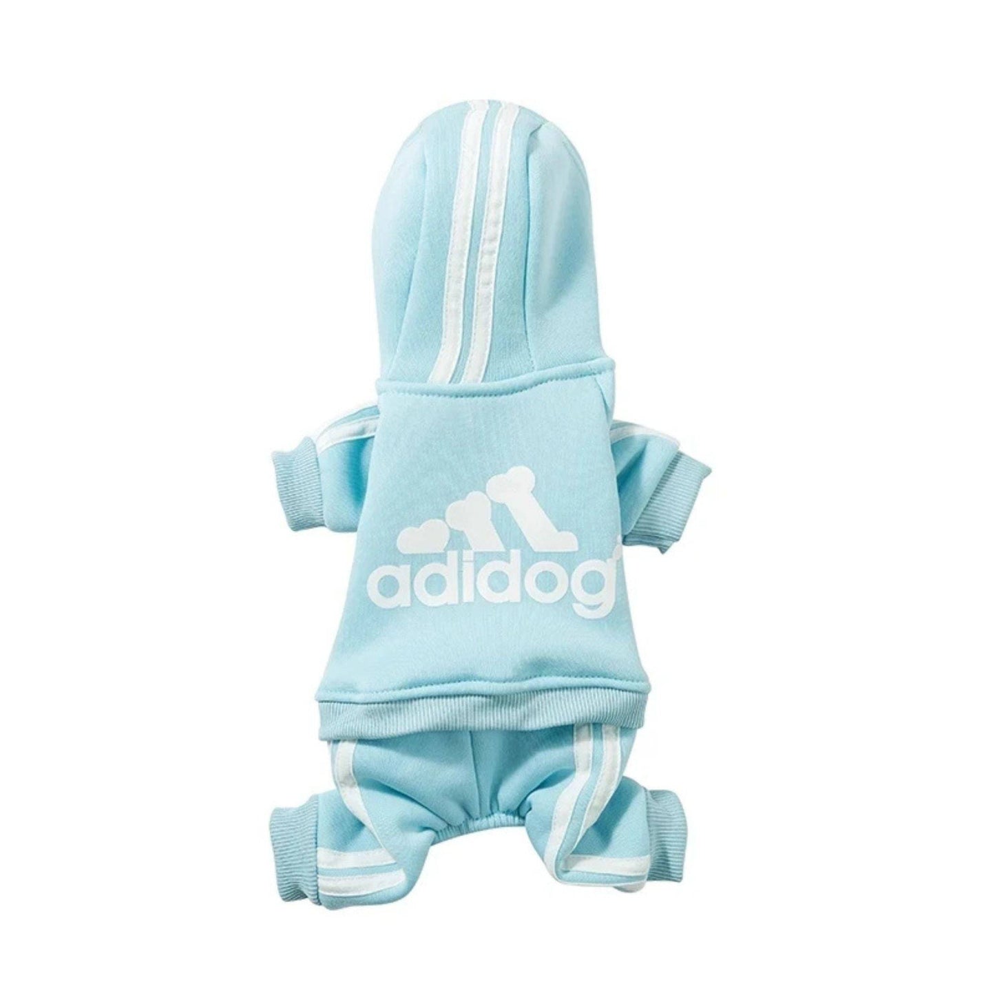 Sky Blue Dog Hoodies Winter Pet Jumpsuit Pajamas Four Legged TRENDYPET'S ZONE