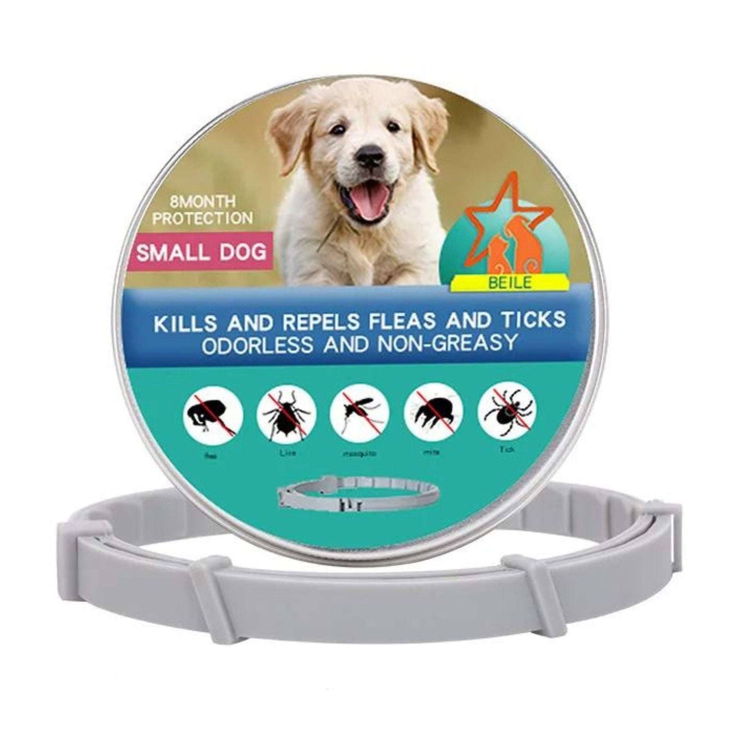 Small Dog Flea and Tick Collar, 8-Month Flea and Tick Collar - Trendypet's Zone