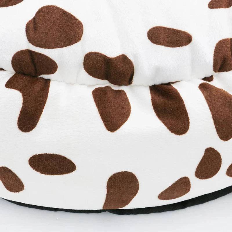 Super Soft Pet Cat Bed Plush Full Size Washable Bed Donut Comfortable Sleeping For Large Medium Small Cats TRENDYPET'S ZONE