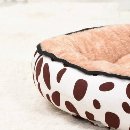 Super Soft Pet Cat Bed Plush Full Size Washable Bed Donut Comfortable Sleeping For Large Medium Small Cats TRENDYPET'S ZONE