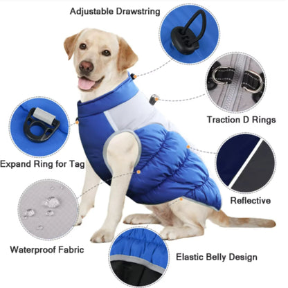 Warm Jacket Waterproof Clothes For Dog Winter Pet Costume Coat Vest TRENDYPET'S ZONE