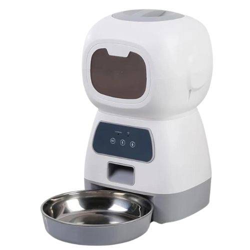 Wifi 3.5L Robot Smart Automatic Pet Food Dispenser For Dog Cat Bowl Timer Water Dispenser Auto Sensor - Trendypet's Zone