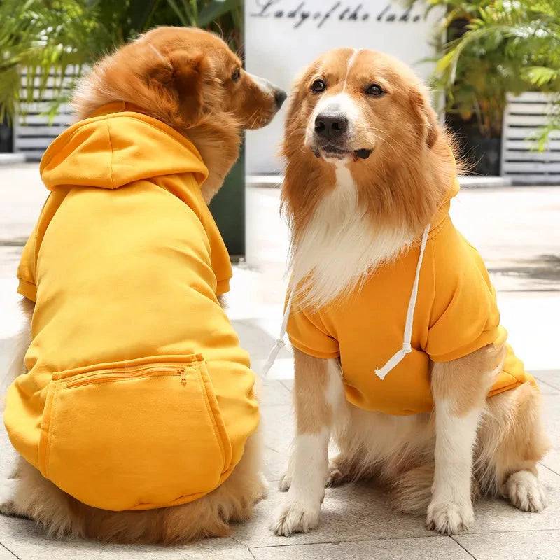 Yellow Dog Winter Coat Pet Jacket Plaid Vest Cold Weather Clothes Apparel TRENDYPET'S ZONE