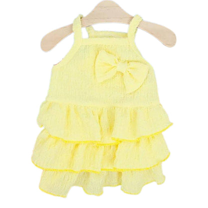 Yellow Pet Clothes Summer Thin Style Dog Dress Skirt Small Clothing Puppy Dress Doggy Costume TRENDYPET'S ZONE