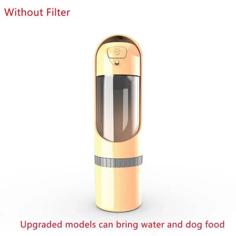 Yellow Portable Pet Dog Water Bottle Drinking Bowls For Small Large Dogs - Trendypet's Zone